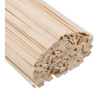 SOUJAP Lot de 300 bâtons plats en bambou de 40 cm pour travaux manuels, modélisme