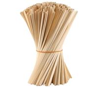 SOUJAP Lot de 500 bandes de bambou plates en bois, 2 mm x 40 cm, pour modélisme et loisirs créatifs