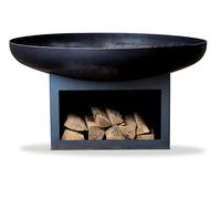 SOUK ONE Brasero Palma 60 cm, brasero de jardin avec protection contre les étincelles pour terrasse et balcon