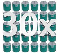 SOUK ONE Lot de 30 cartouches de gaz butane de qualité supérieure - 190 g (400 ml) - Lot de 30 cartouches de gaz butane perçable - Réchaud de camping - Chauffage à gaz butane - 30 x 190 g