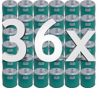 SOUK ONE Lot de 36 cartouches de gaz butane de qualité supérieure - 190 g (400 ml) - Cartouche de gaz perçable - Réchaud de camping - Chauffage à gaz butane - 36 x 190 g