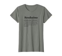 SOUKAINA Prénom Définition | Synonyme Déesse - Drôle Humour T-Shirt