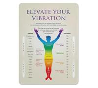 Soul Alignment Chart Metal Sign 12x8 Inch | Sturdy aluminum plaque for tarot reader workspace wall display