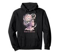 Soul Blossoms Femme Nature Calme Floral Esprit Art Sweat à Capuche