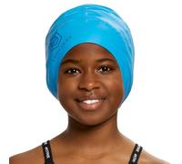 SOUL CAP - Bonnet de bain pour enfants - Grand bonnet de natation pour enfants avec cheveux longs, tresses, dreadlocks, tissages, extensions, cheveux bouclés et coupes afro - en silicone