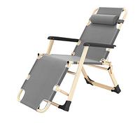 Soul Case Chaise Zero Gravity, canapé inclinable et Angle d'inclinaison Gratuit avec Serrure, Chaise Longue de Patio avec Oreiller de Contour, Fauteuil inclinable Pliant, Support jusqu'à 350 LB