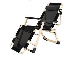 Soul Case Chaise Zero Gravity, canapé inclinable et Angle d'inclinaison Gratuit avec Serrure, Chaise Longue de Patio avec Oreiller de Contour, Fauteuil inclinable Pliant, Support jusqu'à 350 LB