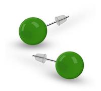 Soul-Cats Boucles d'oreilles rondes en forme de boule Rouge/noir/blanc/rose/jaune/bleu/vert/gris/turquoise