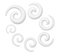 Soul-Cats Set Ecarteur en Bâton Expandeur spirale 2 | 3 | 4 | 5 | 6 | 8 et 10mm, coleur:blanc