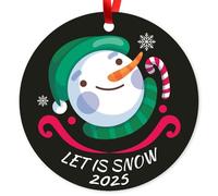 Soul Décor Décorations pour sapin de Noël, Let It Snow 2025,