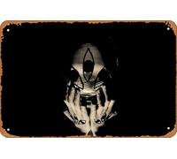 Soul Eater Affiche Asura Anime Décoration murale rétro en métal 20,3 x 30,5 cm