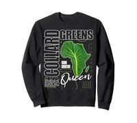 Soul Food Heritage Chou Greens Queen Africa Leaf Sweatshirt