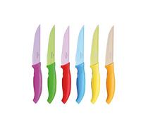 Excelsa Soul Kitchen Assortiment de 6 Couteaux à Viande Multicolore