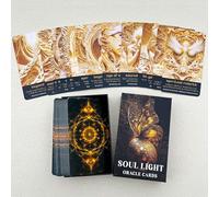 Soul Light Oracle Deck, Oracle Cards for Beginners, Spiritual Oracle Cards, Explore Cosmic Wisdom and Intuitive Insights