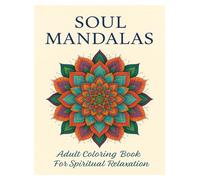 Soul Mandalas: Adult Coloring Book for Spiritual Relaxation with 30 Easy-to-Advanced Mandala Designs for Mindful Creativity (8.5 x 11 inch), A Stress-Free Creative Escape for Men & Women.