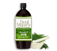 Soul Mantra Huile de neem pure pressée à froid, 1 litre, protection naturelle pour le jardin et la maison