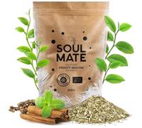 Soul Mate Orgánica Frosty Season 0,5kg | Yerba maté bio du Brésil 500g | Yerba maté réchauffant pour la saison hivernale | Fusion éthérée | Yerba maté certifié bio | Edition limitée