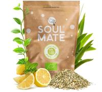 Soul Mate Orgánica Menta Limón 500g - Yerba Maté Bio du Brésil avec Menthe et Citron - Rafraîchissante, à Infuser Chaude ou Froide - Certifiée Écologique - Source de Caféine Naturelle