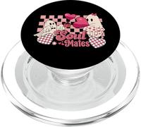 Soul Mates Retro Ghost Valentine PopSockets PopGrip pour MagSafe