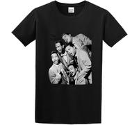 Soul Music Legends The Drifters T-Shirt Men's Black Unisex Tee Manches Courtes(X-Large)
