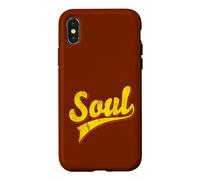 Soul Music/Retro Dancing 80s Disco - Vintage Style Soul Coque pour iPhone X/XS