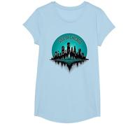 Soul of Chicago House Music Haut Graphique pour Homme T-Shirt, Fille, Bleu Céleste, XS
