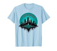 Soul of Chicago House Music Haut Graphique pour Homme T-Shirt, Homme, Bleu Céleste, S