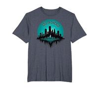 Soul of Chicago House Music Haut Graphique pour Homme T-Shirt, Homme Grandes Tailles, Bleu Chiné, 4X Tall