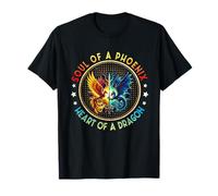 Soul of Dragon Heart of A Phoenix T-Shirt pour Homme, Femme, Enfant T-Shirt