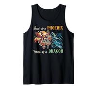 Soul of Phoenix Heart Dragon Fantasy Mythique Hommes Femmes Enfants Débardeur
