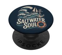 Soul Sailing en Eau salée PopSockets PopGrip Adhésif