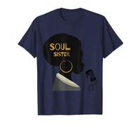 Soul Sister Funk Music Singer, Retro Funky Soul Jazz des années 70 T-Shirt