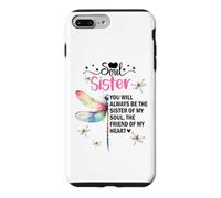 Soul Sisters Sis You Will Always Be The Sister of My Heart Coque pour iPhone 7 Plus/8 Plus