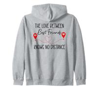 Soul Sisters The Love Between Best Friends Knows No Distance Sweat à Capuche