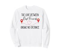 Soul Sisters The Love Between Best Friends Knows No Distance Sweatshirt