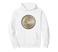 Soul Train_Funky_020 Sweat à Capuche, Unisexe pour Adultes, Blanc, XXL