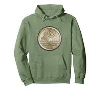 Soul Train_Funky_020 Sweat à Capuche, Unisexe pour Adultes, Vert Sauge, XL