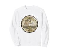 Soul Train_Funky_020 Sweatshirt, Unisexe pour Adultes, Blanc, XL