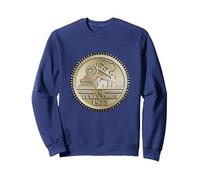 Soul Train_Funky_020 Sweatshirt, Unisexe pour Adultes, Bleu Marine, S