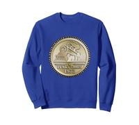 Soul Train_Funky_020 Sweatshirt, Unisexe pour Adultes, Bleu Royal, S