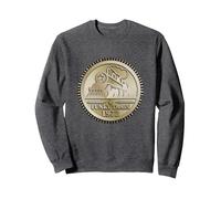 Soul Train_Funky_020 Sweatshirt, Unisexe pour Adultes, Chiné Foncé, L