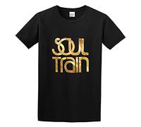 Soul Train Musical Show Mens T-Shirt Fashion Casual Unisex Black Tee L