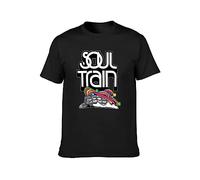Soul Train T-Shirt Mens Casual Tee Black L