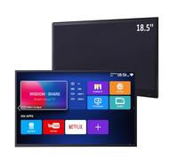 Soulaca Téléviseur LED Noir Intelligent 18,5 Pouces pour Salle de Bain, 1080p, étanche, Wi-FI et Bluetooth, Haut-Parleur intégré, système Android 14.0, B185, Modèle 2026