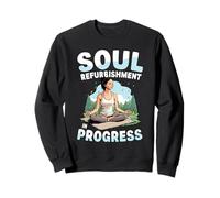 Soulagement de l'âme en Cours Yoga Méditation Sweatshirt