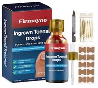 Soulagement des ongles incarnés : outil pour ongles incarnés pour homme et femme - Kit de retrait d'ongles incarnés - Gouttes correctrices pour ongles incarnés - Solution efficace pour les ongles