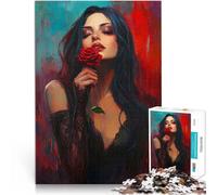 Soulagement du Stress La Rose des Ténèbres Puzzle 2000 pièces pour Adultes 70x100cm Collection d'artistes, Beaux-Arts Convient aux Personnes de Plus de 14 Ans