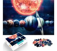 Soulagement du Stress Voie Lactée Spatiale du système Solaire Puzzle pour Adultes 1000 pièces 50x75cm Anniversaire et Cadeaux Uniques à partir de 14 Ans