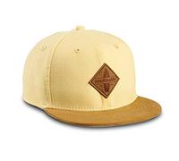 Soulbuddy Casquette Enfant - Casquette Unisexe Enfant - Casquette à Visière pour Garçons & Filles - Chapeau de Soleil Tendance pour Extérieur & Loisirs - Jaune Clair - Taille L