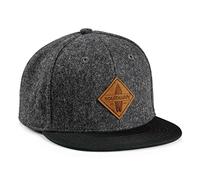 Soulbuddy Casquette Enfant - Casquette Unisexe Enfant - Casquette à Visière pour Garçons & Filles - Chapeau de Soleil Tendance pour Extérieur & Loisirs - Gris foncé - Taille L